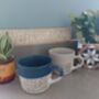 Ceramic Dipped Dash Coffee Mug, thumbnail 4 of 5
