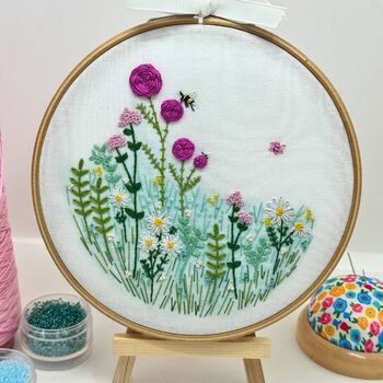 Flower Garden Embroidery Kit, 3 of 12