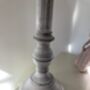 73cm Grey Wooden Table Bedside Lamp With Taupe Shade Home Decor, thumbnail 7 of 8