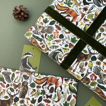 Woodland Animals Wrapping Paper, 6 of 8