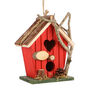 Personalised Robin Red Hanging Bird House, thumbnail 3 of 9