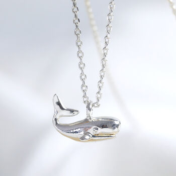 Silver Whale Necklace By Lisa Angel | notonthehighstreet.com