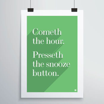 Snooze Print, 10 of 12