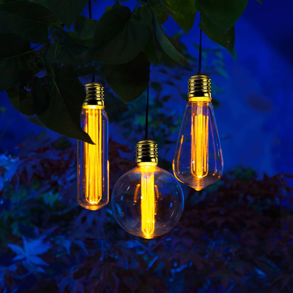 edison bulb light garland by red lilly