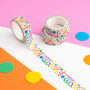 Colourful Patterned Washi Tape Set Of Three, thumbnail 3 of 4