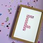 Personalised Letter And Theme Pastel Print, thumbnail 6 of 8
