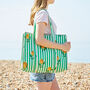 Fair Trade Lemon Quilted Cotton Tote Bag, thumbnail 1 of 2