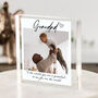 Personalised Grandad Photo Acrylic Block Gift, thumbnail 1 of 3