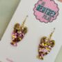 Vase Glitter Earrings / Interior Design Gift / Novelty Art Jewellery / Fun Accessories, thumbnail 2 of 5