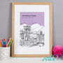 Personalised Derby Graduation Gift Print, thumbnail 5 of 9