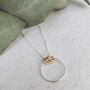 Sterling Silver Milestone Rings 30 40 50 60 70 80 90 Birthday Necklace, thumbnail 1 of 5