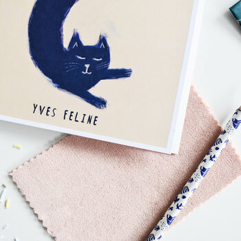 Yves Feline Cat Card, 2 of 2
