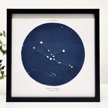 Personalised Star Sign Constellation Light Taurus, 4 of 9