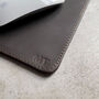 Personalised Monogram Leather Mouse Pad, thumbnail 1 of 4