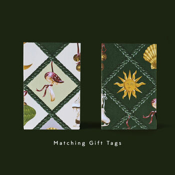 Christmas Gift Wrap Set Celestial Design, 4 of 12