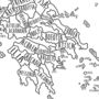 Personalised Greece Pin Board Map With Pins, thumbnail 3 of 7