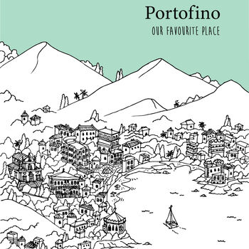 Personalised Portofino Print, 2 of 10