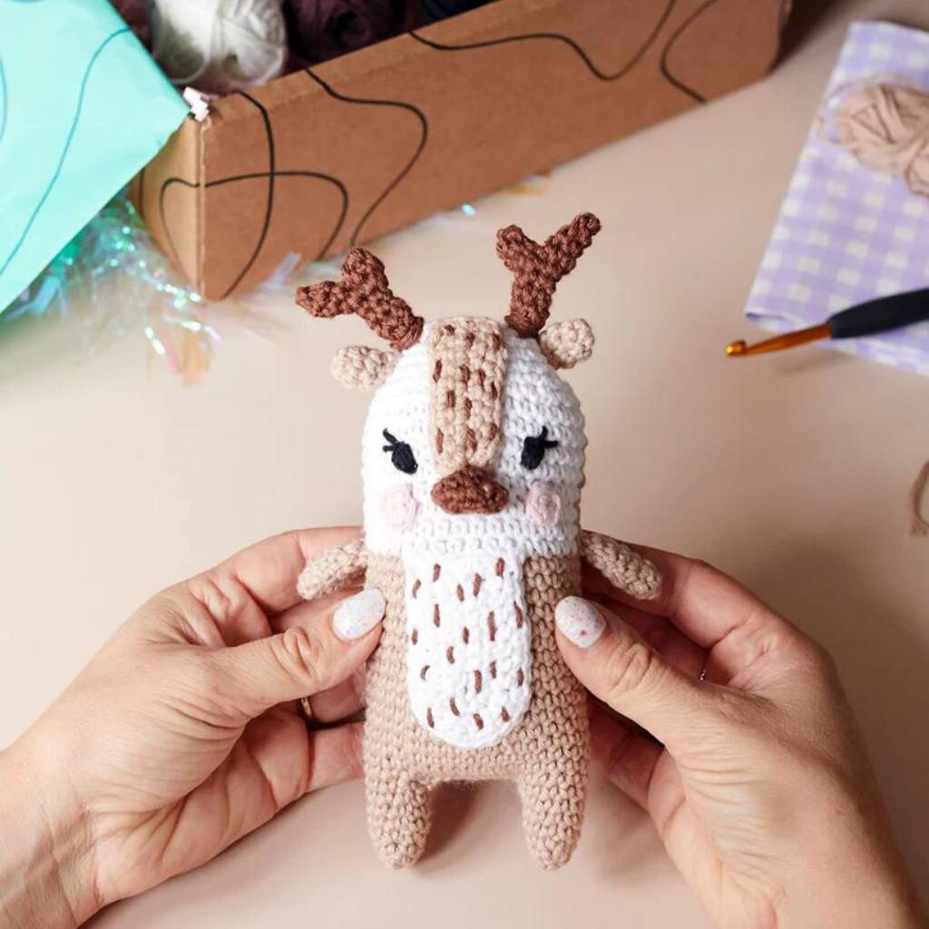 Ronnie The Reindeer Crochet Kit, 1 of 8