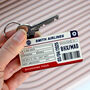 Personalised Boarding Pass Keyring, thumbnail 2 of 4