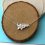 Sterling Silver Wildflower Necklace, thumbnail 11 of 12