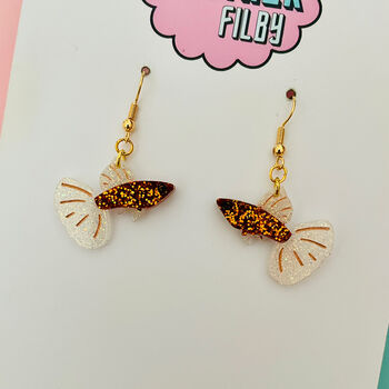 Sparkly Guppy Fish Earrings *More Colours Available*, 4 of 4