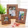 Dhari Fair Trade Multicoloured Papri Wood Photo Frame, thumbnail 1 of 9