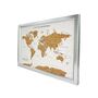 Travel Gifts World Map Cork Board With Pins, thumbnail 11 of 11