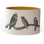 Owls Hand Gilded Lampshade, thumbnail 4 of 7
