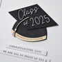 Personalised Wooden Graduation Cap Print – Class Of, thumbnail 2 of 4