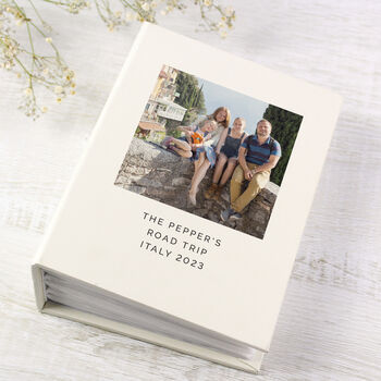 Personalised Travel Photo Album With Sleeves, 2 of 2