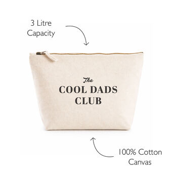 Cool Dad Wash Bag 100% Cotton, 5 of 12