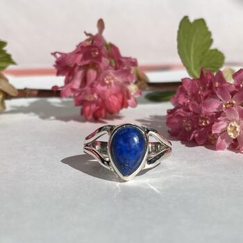 Handmade Silver Rings With Natural Gemstones, 6 of 12