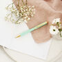 Mint Green Ballpoint Pen, thumbnail 1 of 2