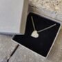 Silver Heart Necklace : Lychee Love, thumbnail 5 of 9