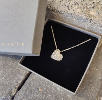 Silver Heart Necklace : Lychee Love, 5 of 9