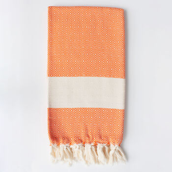 Nordic Handwoven Hammam Towel, 7 of 9