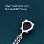 Sterling Silver Genuine Black Onyx Pear Necklace, thumbnail 4 of 11