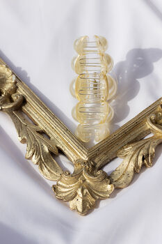Medium Size Pearl Row Detail Claw Hair Clip, 2 of 6