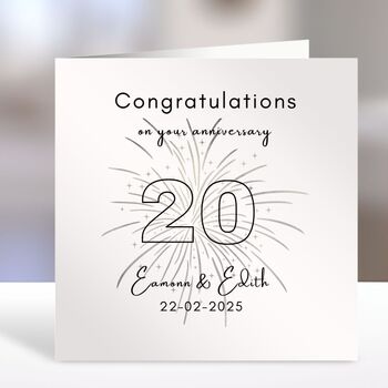 Anniversary Card, 2 of 7