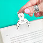 Personalised Metal Cat Lovers Bookmark, thumbnail 2 of 6