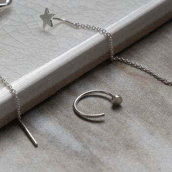 Sterling Silver Curated Ear Pack, 8 of 12