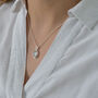 Natural Aquamarine Pendant Necklace, thumbnail 1 of 3