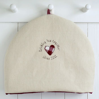 Personalised Embroidered Tea Cosy Gift, 4 of 12