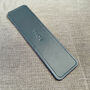 Personalised Dark Blue Premium Leather Bookmark, thumbnail 3 of 8