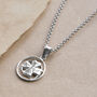 Sterling Silver Lucky Clover Necklace, thumbnail 1 of 3