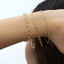 Gold Plated Sterling Silver Paperclip Bracelet, thumbnail 5 of 5
