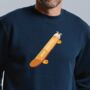 Personalised Christmas Pudding Skateboard Jumper, thumbnail 1 of 8