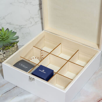 Marble Effect Jewellery Box Organiser Storage Gift Box, 2 of 2