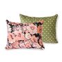 Coral Flower Print Double Sided Cushion, thumbnail 1 of 2