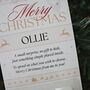 Personalised Christmas Money Cash Gift Holder, thumbnail 5 of 8